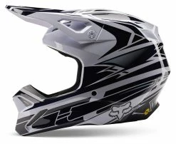 Fox Racing V1 Goat LE Strafer Helmet 27 Fox Racing V1 Goat LE Strafer Helmet -Bell Sales Store fox racing v1 goat strafer helmet navy blue 3