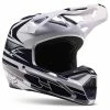 Fox Racing V1 Goat Strafer Helmet Navy Blue / MD [Open Box]