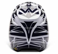 Fox Racing V1 Goat Strafer Helmet Navy Blue / MD [Open Box] -Bell Sales Store fox racing v1 goat strafer helmet navy blue md open box navy blue 3