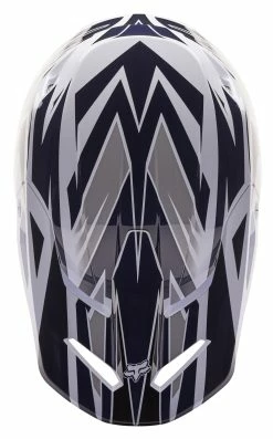 Fox Racing V1 Goat Strafer Helmet Navy Blue / MD [Open Box] -Bell Sales Store fox racing v1 goat strafer helmet navy blue md open box navy blue 6