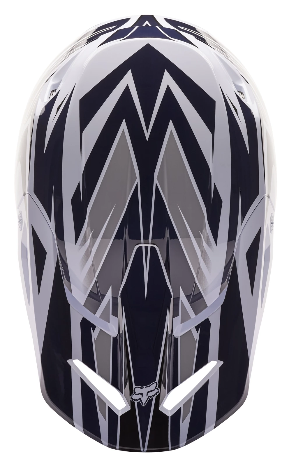 Fox Racing V1 Goat Strafer Helmet Navy Blue / MD [Open Box] - Image 8