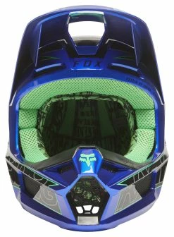 Fox Racing V1 Peril Helmet -Bell Sales Store fox racing v1 peril helmet blue 1