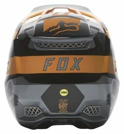 Fox Racing V3 RS Riet Helmet (SM) -Bell Sales Store fox racing v3 rs riet helmet black gold 3