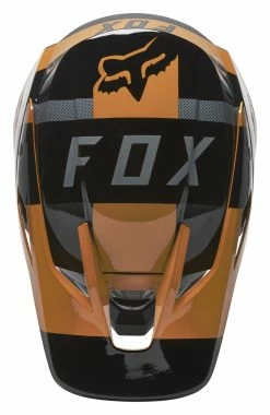 Fox Racing V3 RS Riet Helmet (SM) -Bell Sales Store fox racing v3 rs riet helmet black gold 4