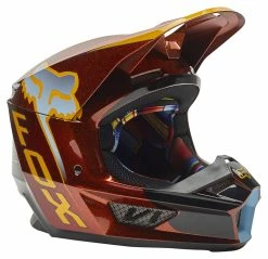 Fox Racing Youth V1 CNTRO SE Helmet -Bell Sales Store fox racing youth v1 cntrose helmet flo orange 2