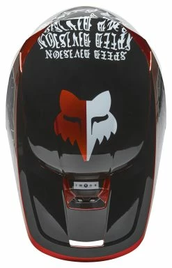 Fox Racing Youth V1 Peril Helmet -Bell Sales Store fox racing youth v1 peril helmet flo red 4