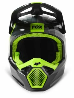 Fox Racing Youth V1 Xpozr Helmet 9 Fox Racing Youth V1 Xpozr Helmet -Bell Sales Store fox racing youth v1 xpozr helmet black grey 2