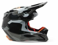 Fox Racing Youth V1 Core BNKR Helmet -Bell Sales Store fox racing yth v1 bnkr helmet dot ece grey 1