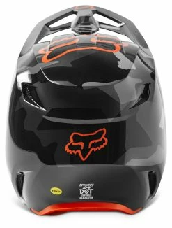 Fox Racing Youth V1 Core BNKR Helmet -Bell Sales Store fox racing yth v1 bnkr helmet dot ece grey 2