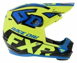 FXR 6D Youth ATR-2 Helmet -Bell Sales Store fxr6 datr2 youth helmet hi viz yellow blue black 3