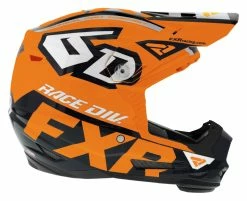 FXR 6D Youth ATR-2 Helmet -Bell Sales Store fxr6 datr2 youth helmet orange black silver 3