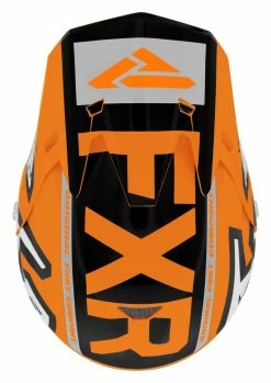 FXR 6D Youth ATR-2 Helmet -Bell Sales Store fxr6 datr2 youth helmet orange black silver 4