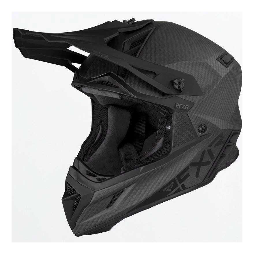 FXR Helium Carbon Helmet W/ D-Ring 1 FXR Helium Carbon Helmet W/ D-Ring