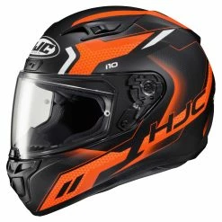 HJC Helmets HJC I10 Robust Helmet -Bell Sales Store hj ci10 robust helmet black orange