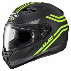 HJC Helmets HJC I10 Strix Helmet -Bell Sales Store hj ci10 strix helmet black hi viz