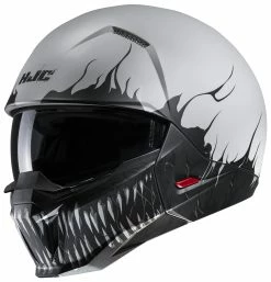 HJC Helmets HJC I20 Scraw Helmet 5 HJC Helmets HJC I20 Scraw Helmet -Bell Sales Store hj ci20 scraw helmet black white 2