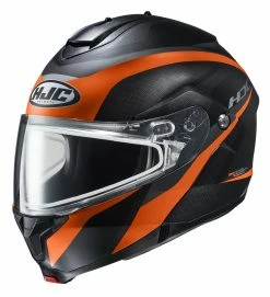 HJC Helmets HJC C91SN Taly Dual Lens Helmet -Bell Sales Store hjcc91 sn taly dual lens helmet black grey 3