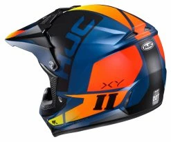 HJC Helmets HJC Youth CL-XY 2 Creed Helmet -Bell Sales Store hjcclxy2 creed youth helmet black blue orange 1