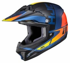 HJC Helmets HJC Youth CL-XY 2 Creed Helmet -Bell Sales Store hjcclxy2 creed youth helmet black blue orange