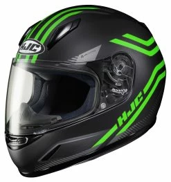 HJC Helmets HJC Youth CL-Y Strix Helmet -Bell Sales Store hjccly strix youth helmet black green