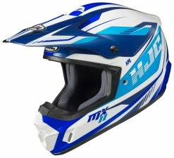 HJC Helmets HJC CS-MX 2 Drift Helmet -Bell Sales Store hjccsmx2 drift helmet white pink blue 1