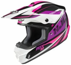 HJC Helmets HJC CS-MX 2 Drift Helmet -Bell Sales Store hjccsmx2 drift helmet white pink blue 2
