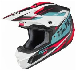 HJC Helmets HJC CS-MX 2 Drift Helmet -Bell Sales Store hjccsmx2 drift helmet white pink blue