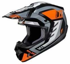 HJC Helmets HJC CS-MX 2 Phyton Helmet -Bell Sales Store hjccsmx2 phyton helmet orange grey
