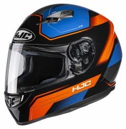 HJC Helmets HJC CS-R3 Inno Helmet 12 HJC Helmets HJC CS-R3 Inno Helmet -Bell Sales Store hjccsr3 inno helmet black blue orange