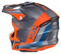 HJC Helmets HJC I50 Flux Helmet -Bell Sales Store hjci50 flux helmet orange grey blue 1