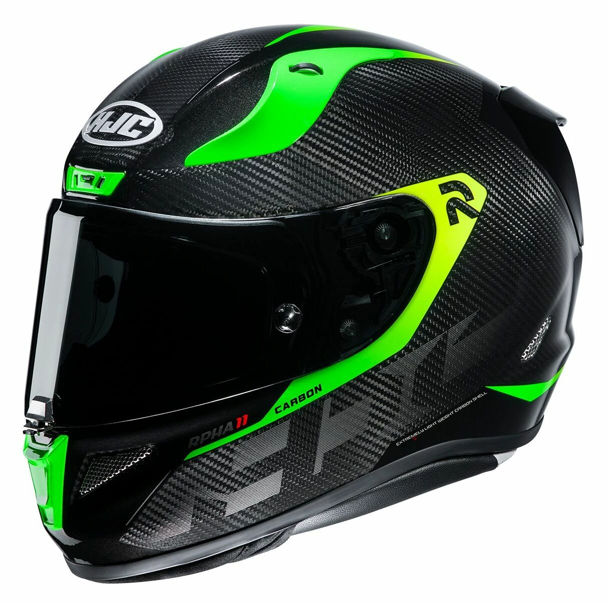 HJC Helmets HJC RPHA 11 Pro Carbon Bleer Helmet 4 HJC Helmets HJC RPHA 11 Pro Carbon Bleer Helmet - Image 4