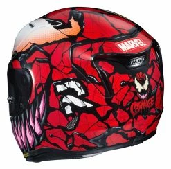 HJC Helmets HJC RPHA 11 Pro Carnage Helmet 5 HJC Helmets HJC RPHA 11 Pro Carnage Helmet -Bell Sales Store hjcrpha11 pro carnage helmet red black 2