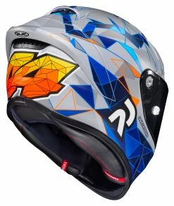 HJC Helmets HJC RPHA 1N Espargaro Helmet 7 HJC Helmets HJC RPHA 1N Espargaro Helmet -Bell Sales Store hjcrpha1 n espargaro helmet silver blue orange 2