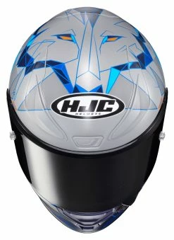 HJC Helmets HJC RPHA 1N Espargaro Helmet 9 HJC Helmets HJC RPHA 1N Espargaro Helmet -Bell Sales Store hjcrpha1 n espargaro helmet silver blue orange 4