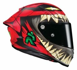 HJC Helmets HJC RPHA 1N Toxin Helmet -Bell Sales Store hjcrpha1 n toxin helmet red white green 3