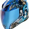 Icon Airflite 4 Horsemen Helmet Blue/White/Gold / 2XL [Open Box]