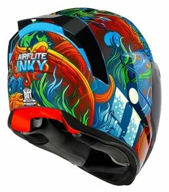 Icon Airflite Inky Helmet Blue / XL [Open Box] -Bell Sales Store icon airflite inky helmet blue xl open box blue 2