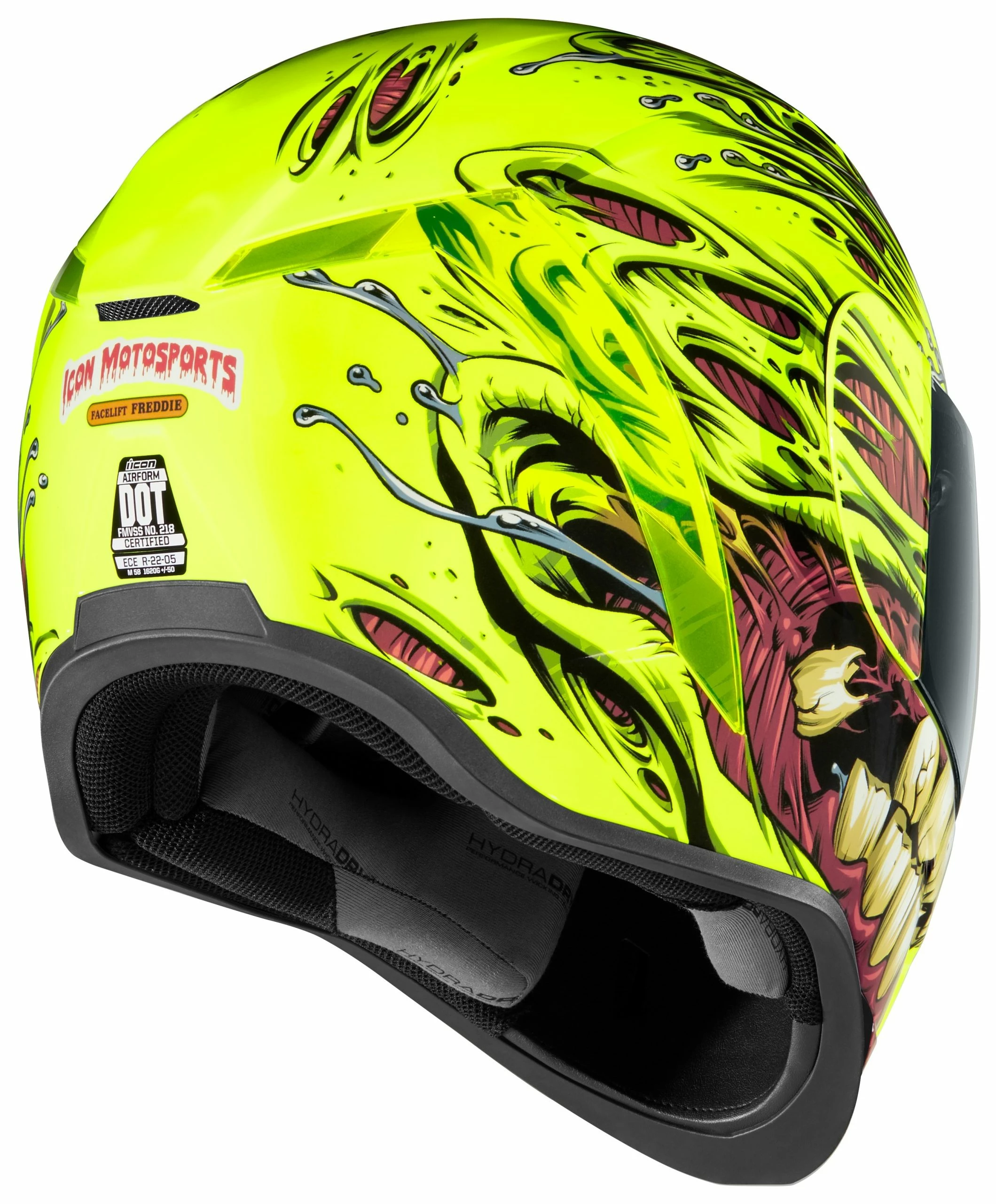 Icon Airform Facelift Helmet Hi-Viz / LG [Open Box] - Image 4