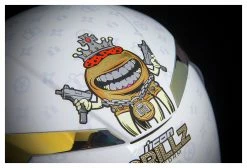 Icon Airform Grillz Helmet -Bell Sales Store icon helmet afrm grillz white 5