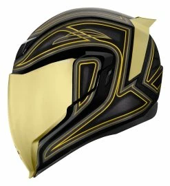 Icon Airflite El Centro Helmet -Bell Sales Store icon hlmt aflt el centro black gold 1