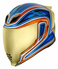 Icon Airflite El Centro Helmet -Bell Sales Store icon hlmt aflt el centro blue orange