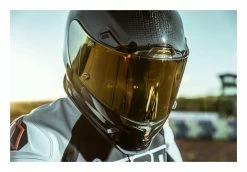 Icon Optics Tracshield Face Shield -Bell Sales Store icon optics tracshield face shield rst gold pro