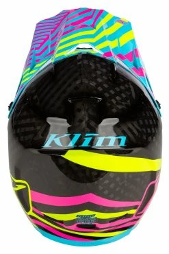 Klim F3 Carbon Illusion Off-Road Helmet -Bell Sales Store klim f3 carbon illusion off road helmet black pink 3