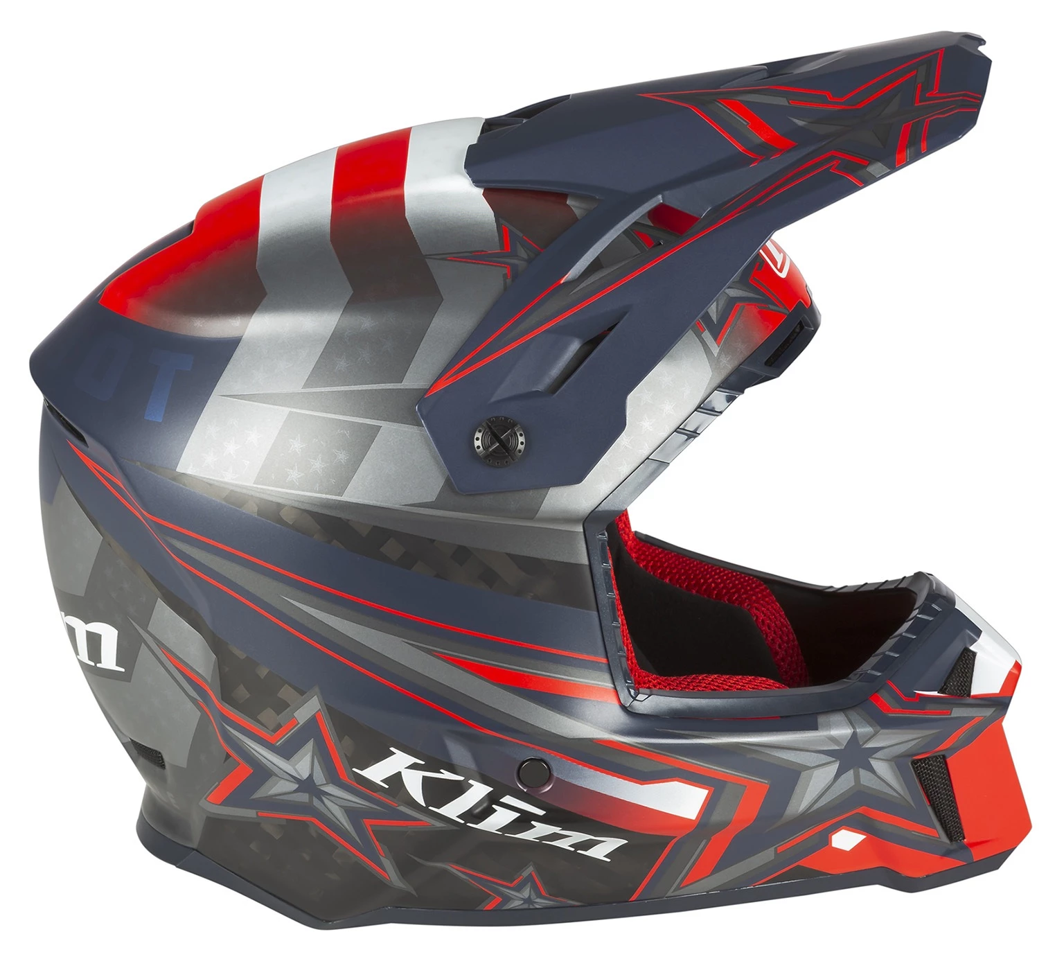 Klim F3 Carbon Patriot Helmet 3 Klim F3 Carbon Patriot Helmet - Image 3