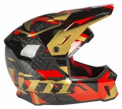 Klim F3 Carbon Raid Helmet -Bell Sales Store klim f3 carbon raid helmet red gold 2
