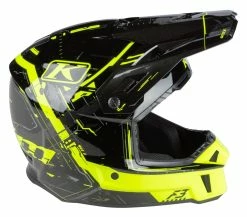 Klim F3 Recoil Helmet -Bell Sales Store klim f3 recoil helmet hi viz yellow black 3