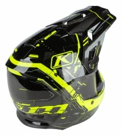 Klim F3 Recoil Helmet -Bell Sales Store klim f3 recoil helmet hi viz yellow black 4