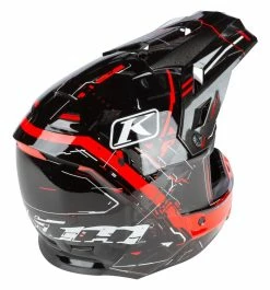Klim F3 Recoil Helmet -Bell Sales Store klim f3 recoil helmet red black 4