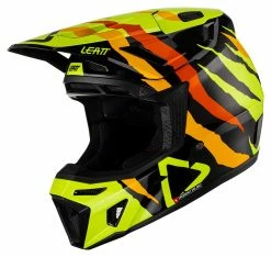 Leatt Moto 8.5 Composite V23 Helmet Kit -Bell Sales Store leatt moto85 composite v23 helmet kit citrus tiger 1