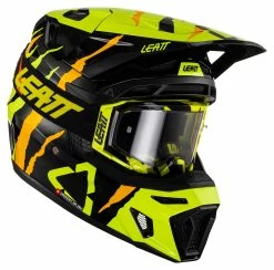 Leatt Moto 8.5 Composite V23 Helmet Kit -Bell Sales Store leatt moto85 composite v23 helmet kit citrus tiger